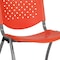 Flash Furniture HERCULES Series 880 lb. Capacity Orange Plastic Stack Chair with Titanium Gray Powder Coated Frame RUT-F01A-OR-GG - alternate 10